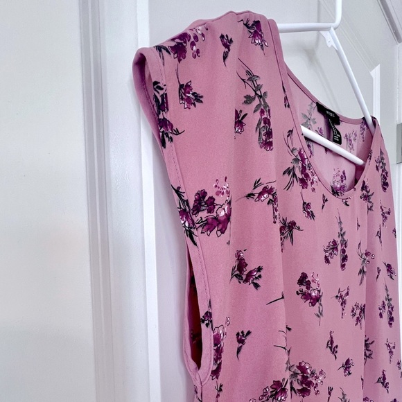 Forever 21 Pink Cap Sleeve Blouse Relaxed Fit - Picture 3 of 6